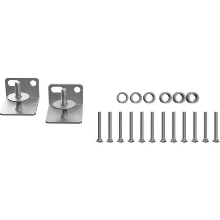 Ekena Millwork Barnfold 4-Door Adapter Kit, PC Chrome GB6007M4K4CR